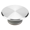Patera obrotowa dekorator do tortu ciasta aluminiowa 36 cm dekoracje urodzinowe stabilna ciężka
